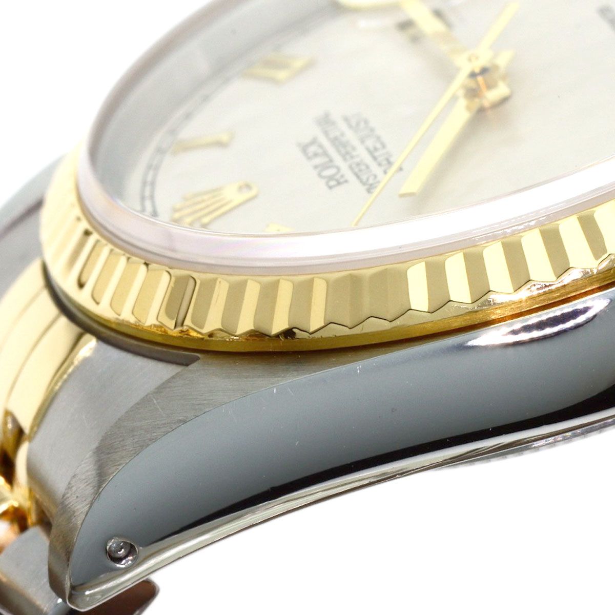ROLEX ロレックス 16233 デイトジャスト ピラミッドローマン 腕時計 SS