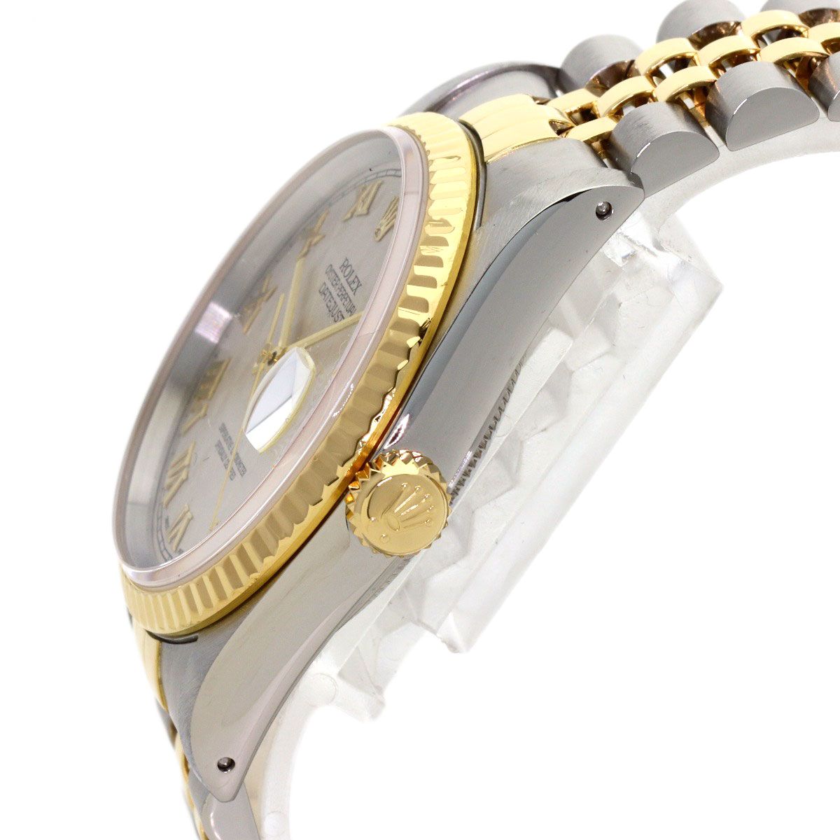 ROLEX ロレックス 16233 デイトジャスト ピラミッドローマン 腕時計 SS