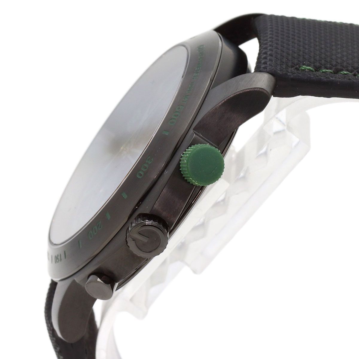 GUCCI グッチ YA12625 Gタイムレス クロノ 腕時計 SS 革 メンズ [中古