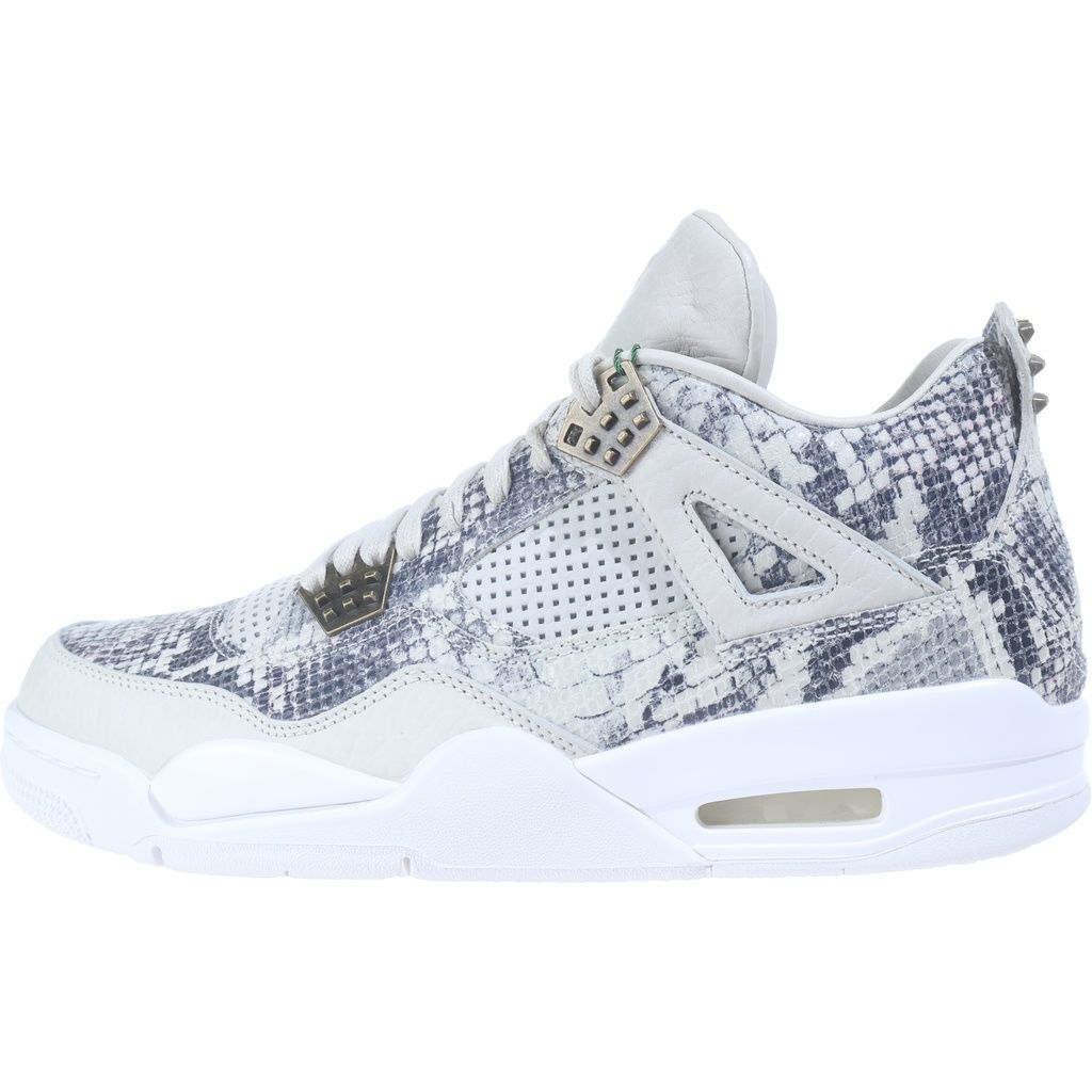 NIKE (ナイキ) AIR JORDAN 4 RETRO SNAKESKIN エアジョーダン4 レトロ スネークスキン ハイカットスニーカー グレー US9.5/27.5cm 819139-030