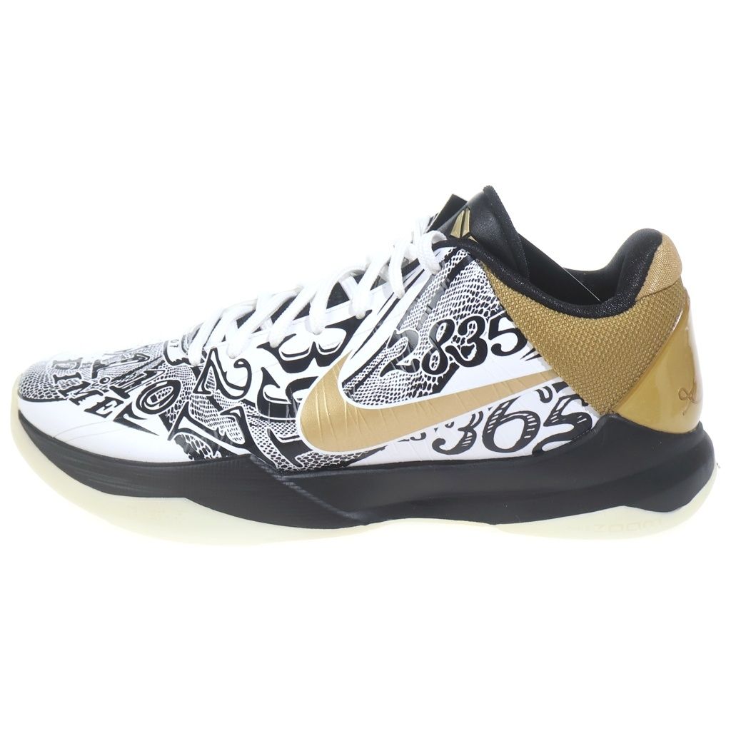 NIKE (ナイキ) KOBE 5 PROTRO BIG STAGE CT8014-100 コービー5 プロトロ ローカットスニーカー ホワイト/ブラック US9/27cm CT8014-100