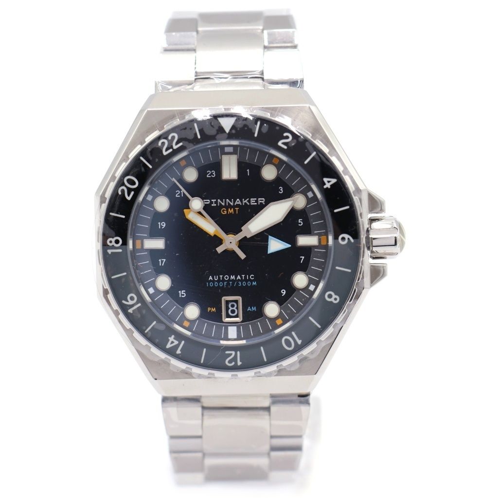 NO BRAND (ノーブランド) SPINNAKER スピニカ デュマ GMT オートマティック 自動巻き腕時計 シルバー SP-5119-11