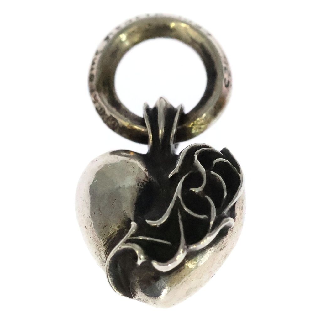 CHROME HEARTS (クロムハーツ) OLD HEART PENDANT オールド ハートペンダント ペンダント ネックレストップ シルバー - 108,900円