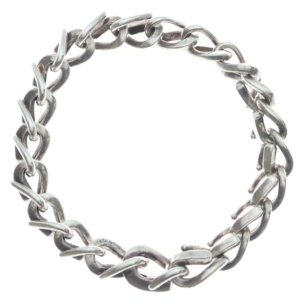 TIFFANY & Co. (ティファニー) フォージリンク ブレスレット ミディアム 21コマ シルバー Ag925