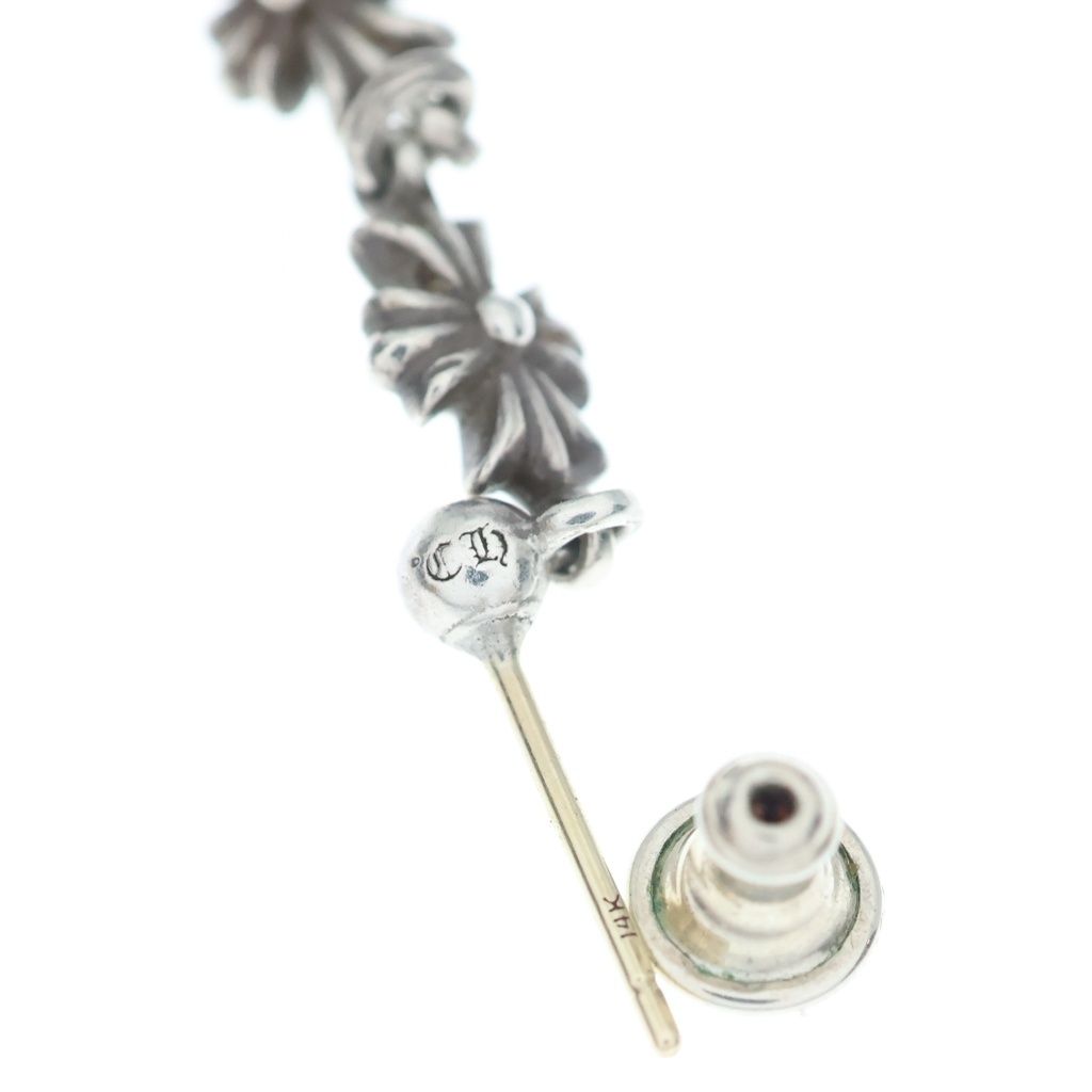CHROME HEARTS (クロムハーツ) TINY E CH PLS 3 タイニーECHプラス3ドロップ ピアス シルバー BCA116