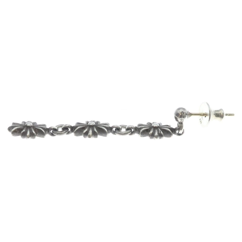 CHROME HEARTS (クロムハーツ) TINY E CH PLS 3 タイニーECHプラス3ドロップ ピアス シルバー BCA116