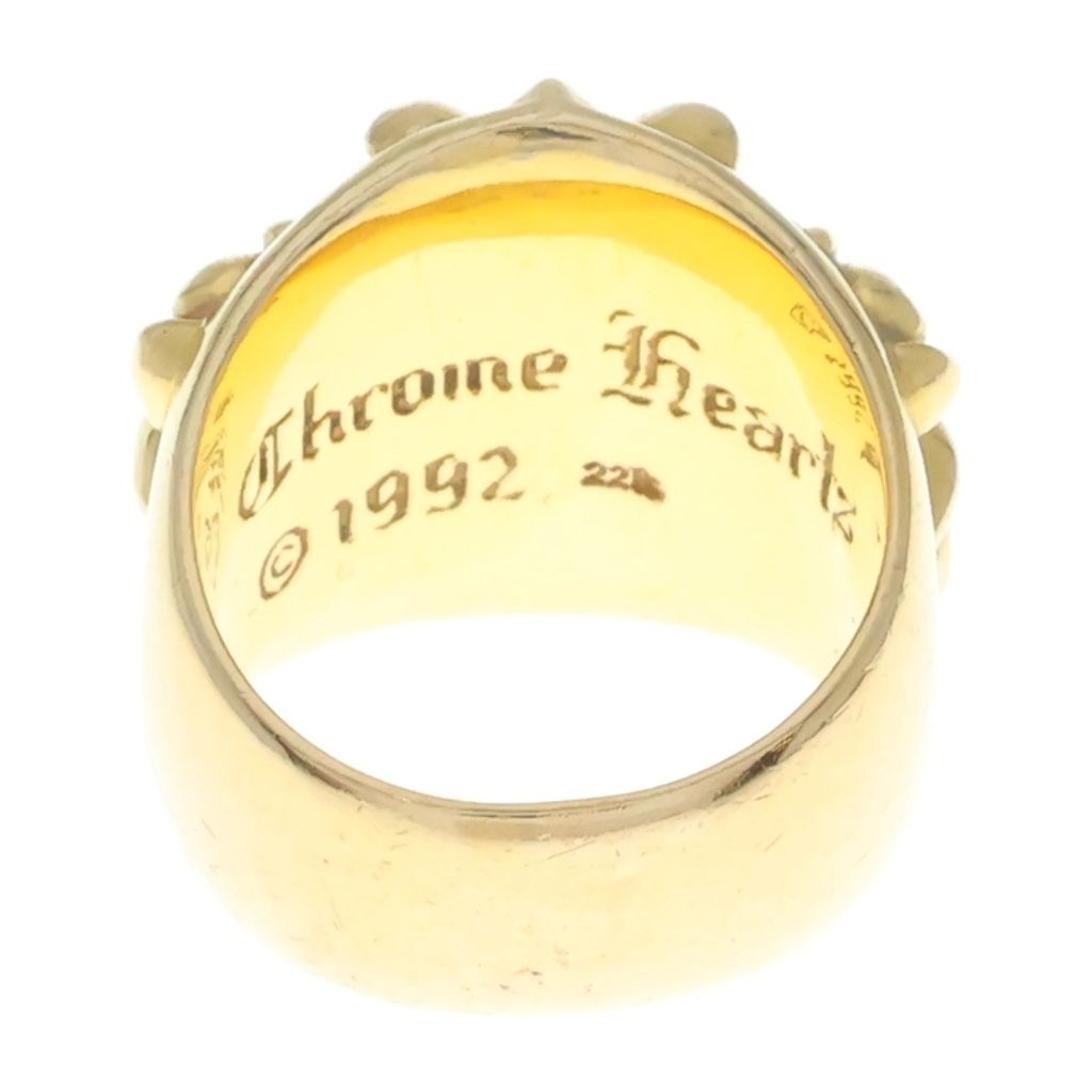 CHROME HEARTS (クロムハーツ) 22K KEEPER キーパーリング ゴールド