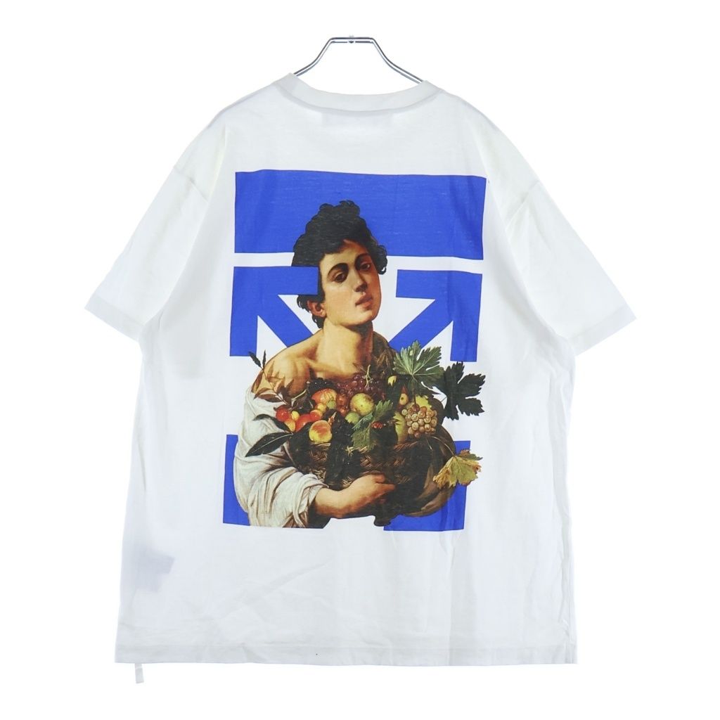OFF-WHITE (オフホワイト) 21SS Caravaggio T-Shirt カラヴァッジョ 半袖Tシャツ ホワイト OMAA038S21JER007