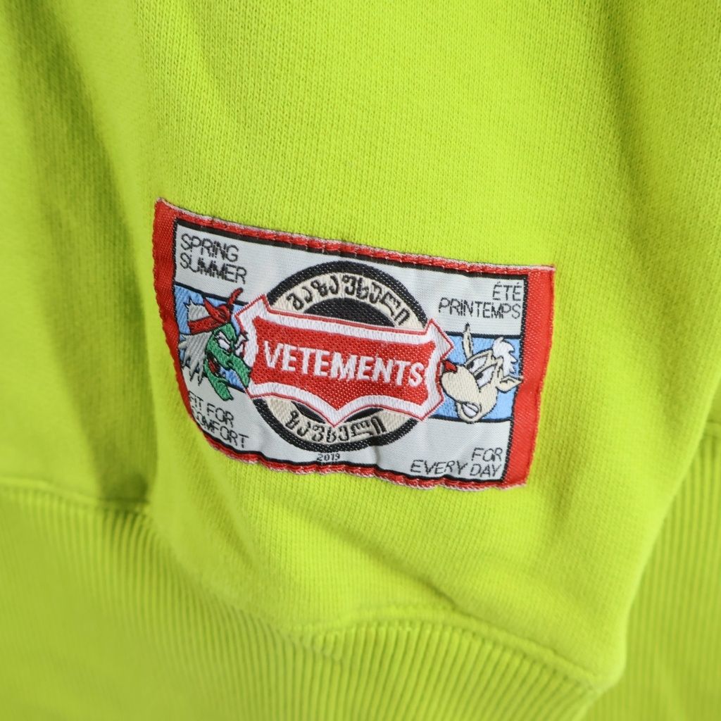 VETEMENTS (ヴェトモン) CARTOON HOODIE カートゥーン フーディー