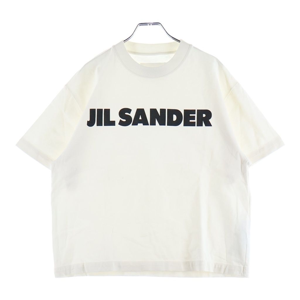 JIL SANDER (ジルサンダー) T-Shirt ロゴプリント 半袖Tシャツ ホワイト JSCU707050 WU248708