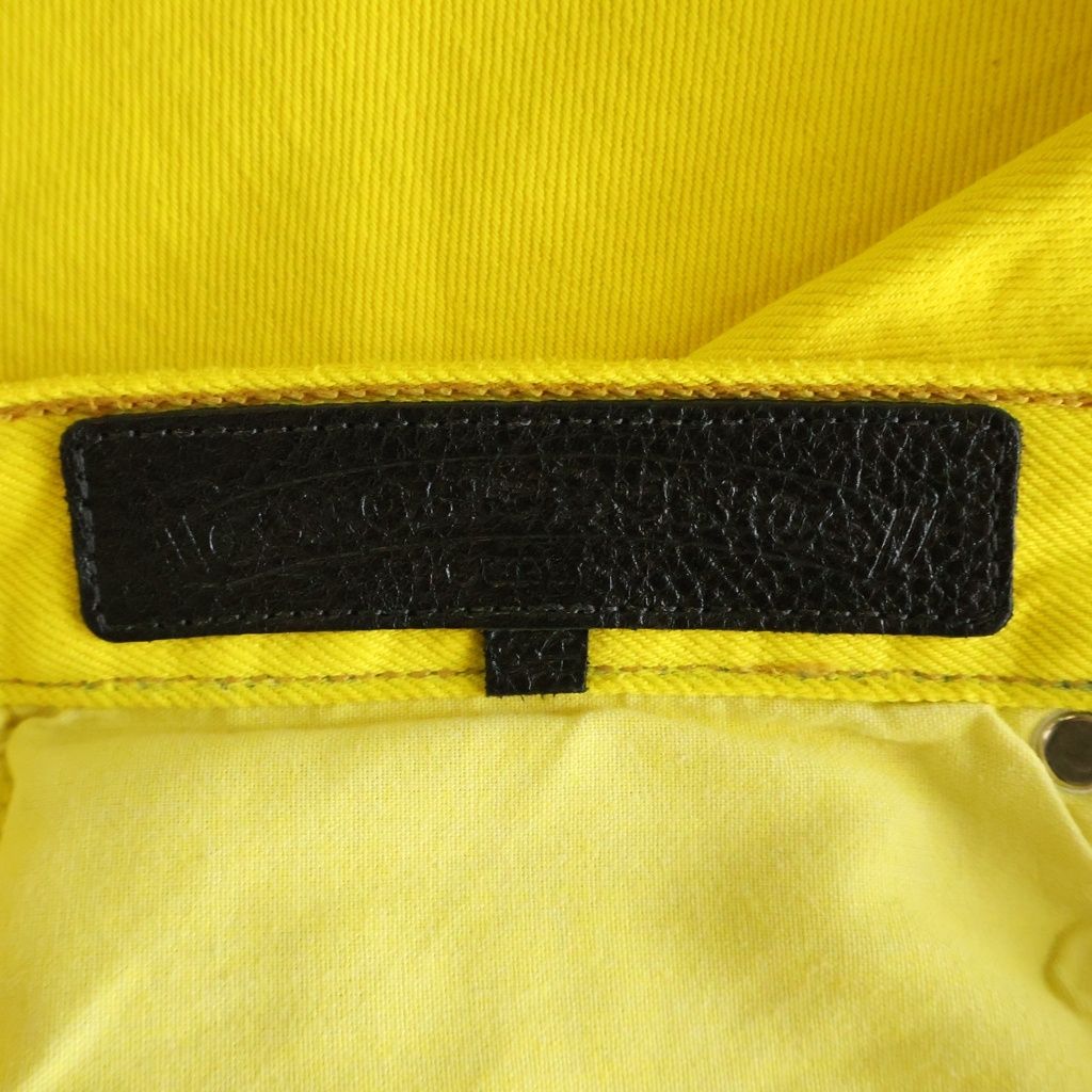 CHROME HEARTS (クロムハーツ) U VNTG JEAN YEL RED TAB ラージクロス