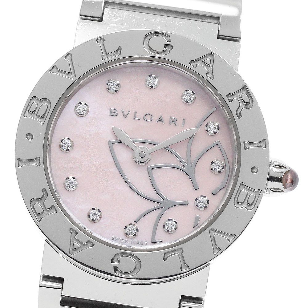 ブルガリ BVLGARI BBL26S ブルガリブルガリ 12Pダイヤ クォーツ レディース _959592