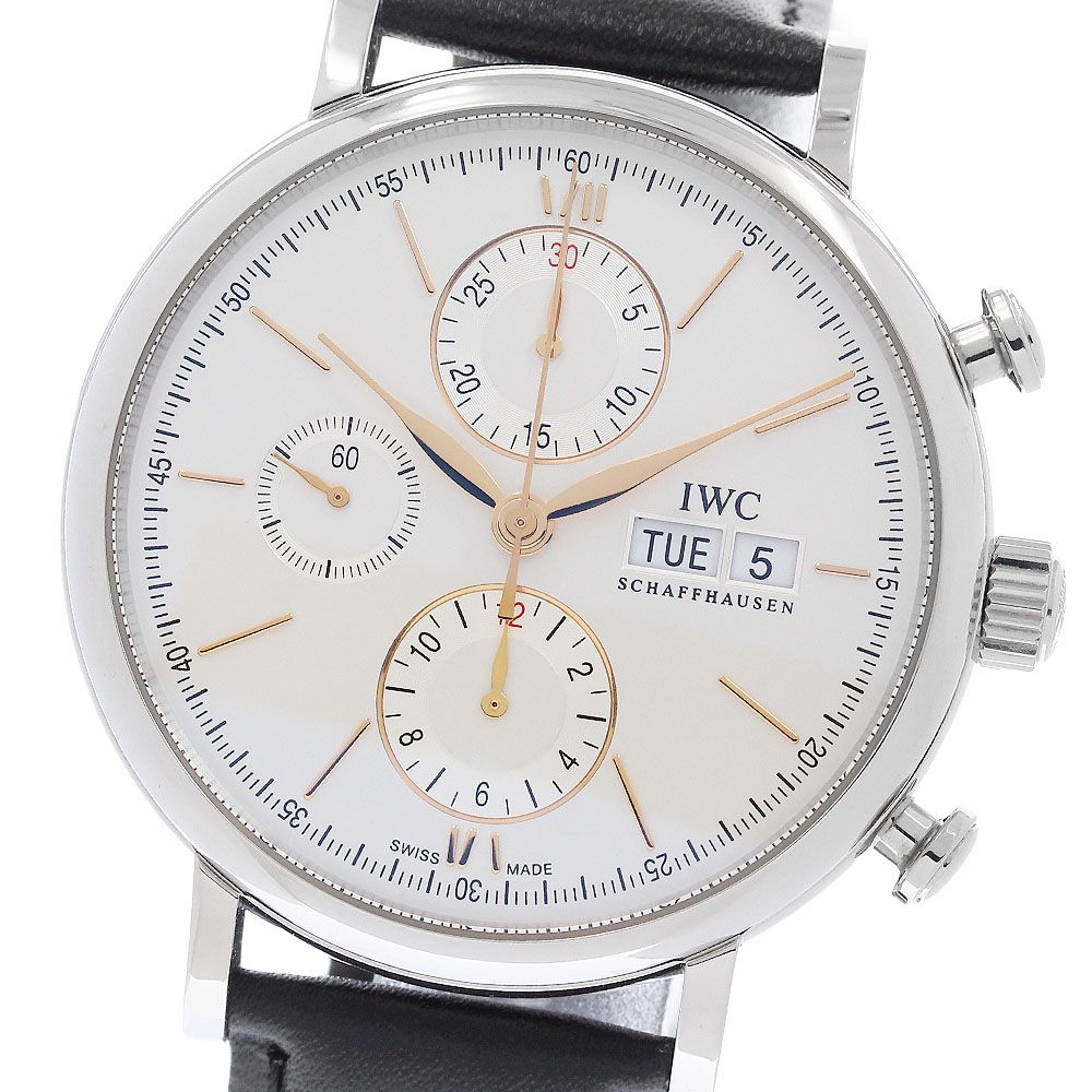 IWC IWC SCHAFFHAUSEN IW391031 ポートフィノ デイデイト クロノグラフ 自動巻き メンズ 良品 保証書付き_972609 IWC IWC SCHAFFHAUSEN IW391031 ポートフィノ デイデイト クロノグラフ