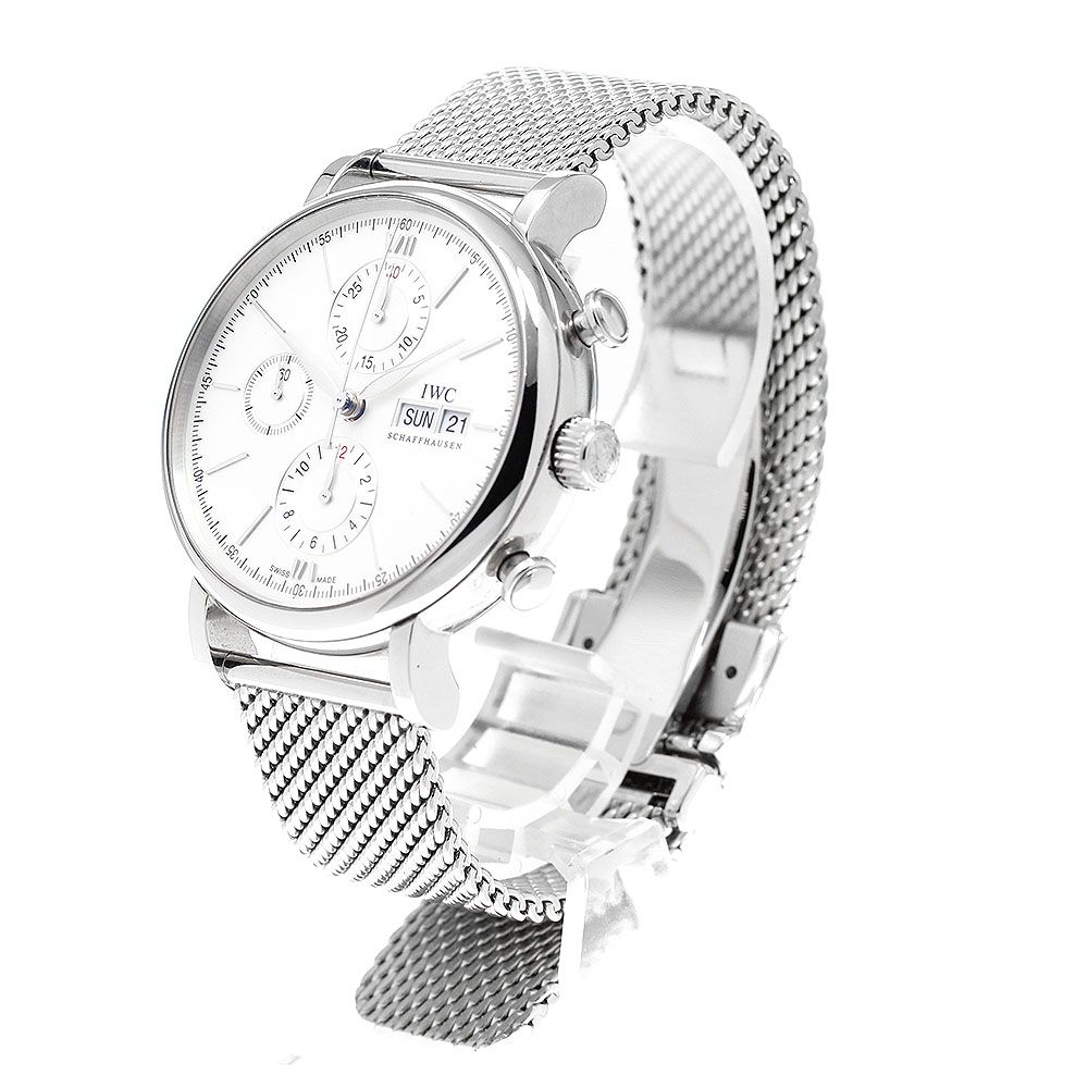 IWC IWC SCHAFFHAUSEN IW391028 ポートフィノ クロノグラフ デイデイト 自動巻き メンズ 美品 保証書付き_973293 IWC IWC SCHAFFHAUSEN IW391028 ポートフィノ クロノグラフ デイデイト