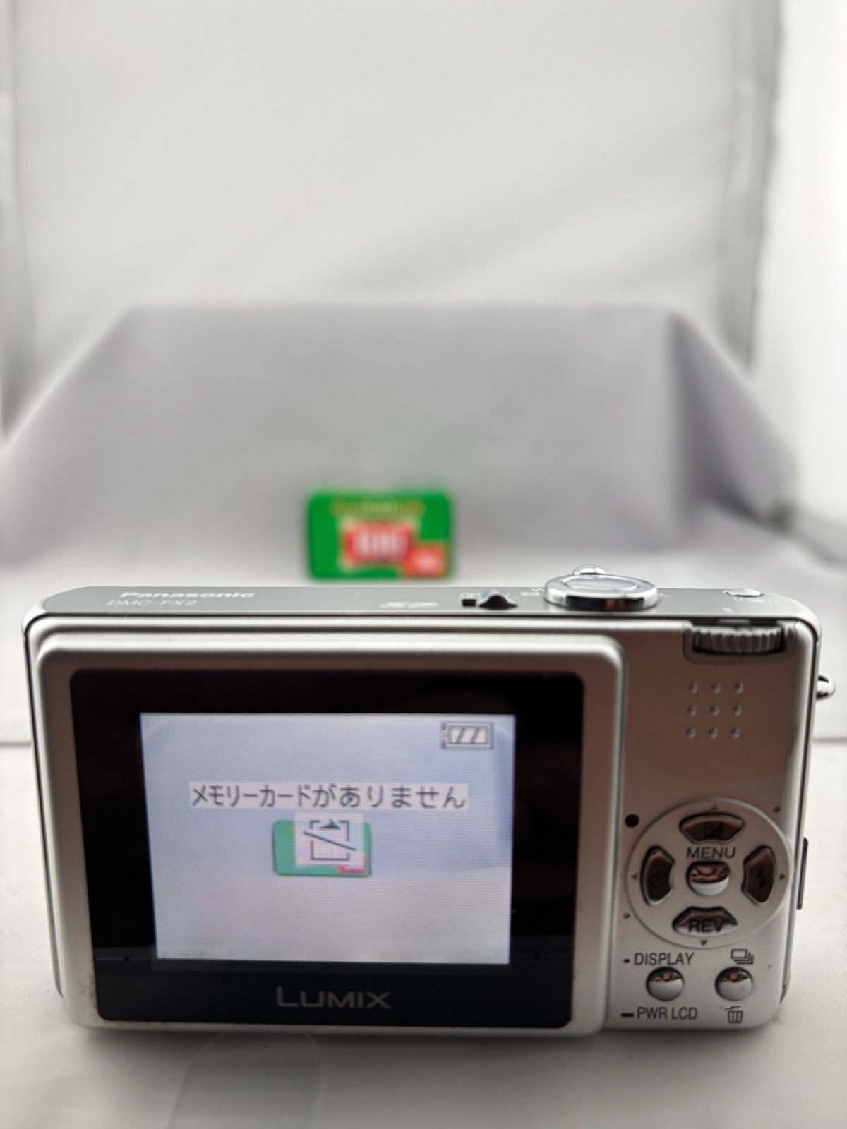 2125【美品、動作確認済み】 Panasonic LUMIX DMC-FX2 シルバー