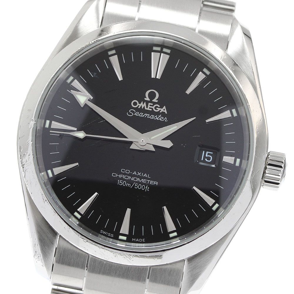 オメガ OMEGA 2503.50 シーマスター アクアテラ コーアクシャル デイト 自動巻き メンズ _889688