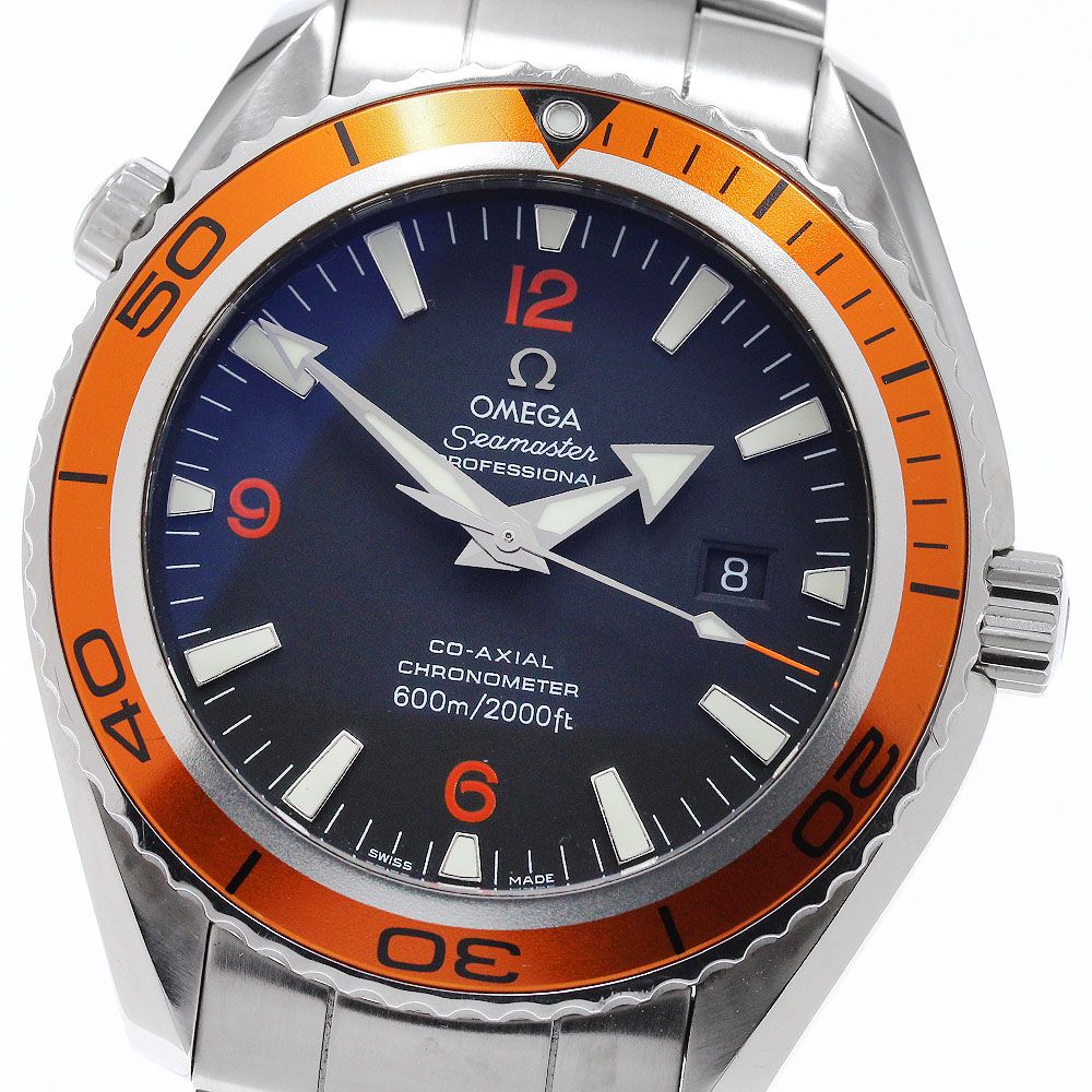 オメガ OMEGA 2208.50 シーマスター プラネットオーシャン 600M デイト 自動巻き メンズ _959783