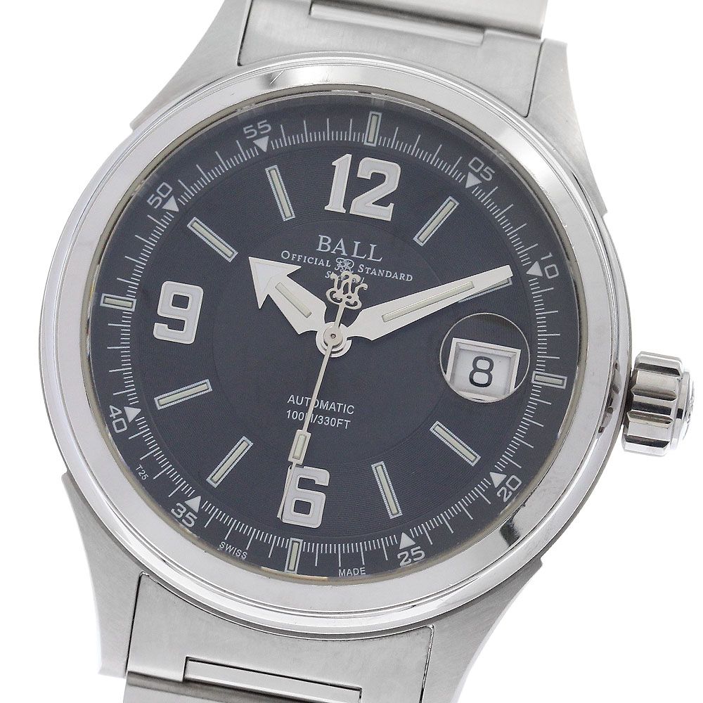 ボールウォッチ BALLWATCH NM2088C-SJ-BKWH ストークマン レーサー デイト 自動巻き メンズ 保証書付き_972386 ボールウォッチ BALLWATCH NM2088C-SJ-BKWH ストークマン レーサー