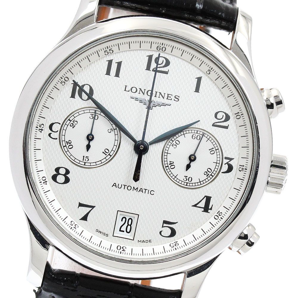 ロンジン LONGINES L2.669.4 マスターコレクション クロノグラフ 自動巻き メンズ 保証書付き_970798 ロンジン LONGINES L2.669.4 マスターコレクション クロノグラフ 自動