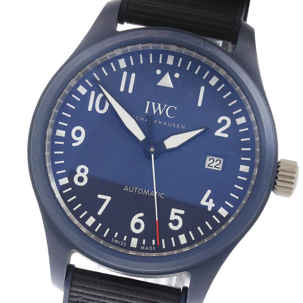 IWC IWC SCHAFFHAUSEN IW328101 パイロット ウォッチ 限定750本 自動巻き メンズ 美品 保証書付き_973284