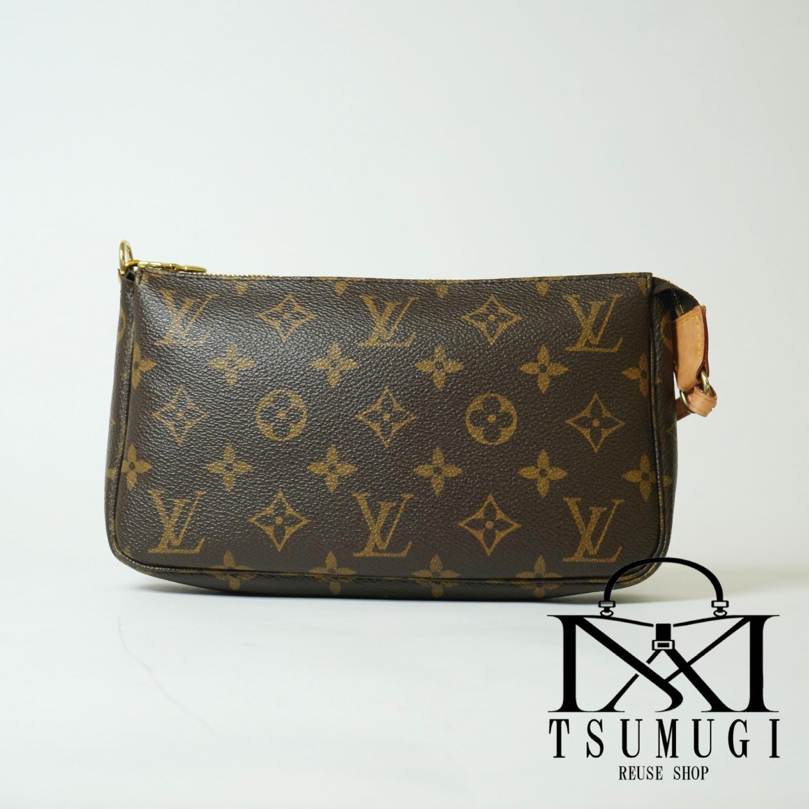 LOUIS VUITTON ルイヴィトン モノグラム ポシェット アクセソワール ポーチ ハンドバッグ M51980