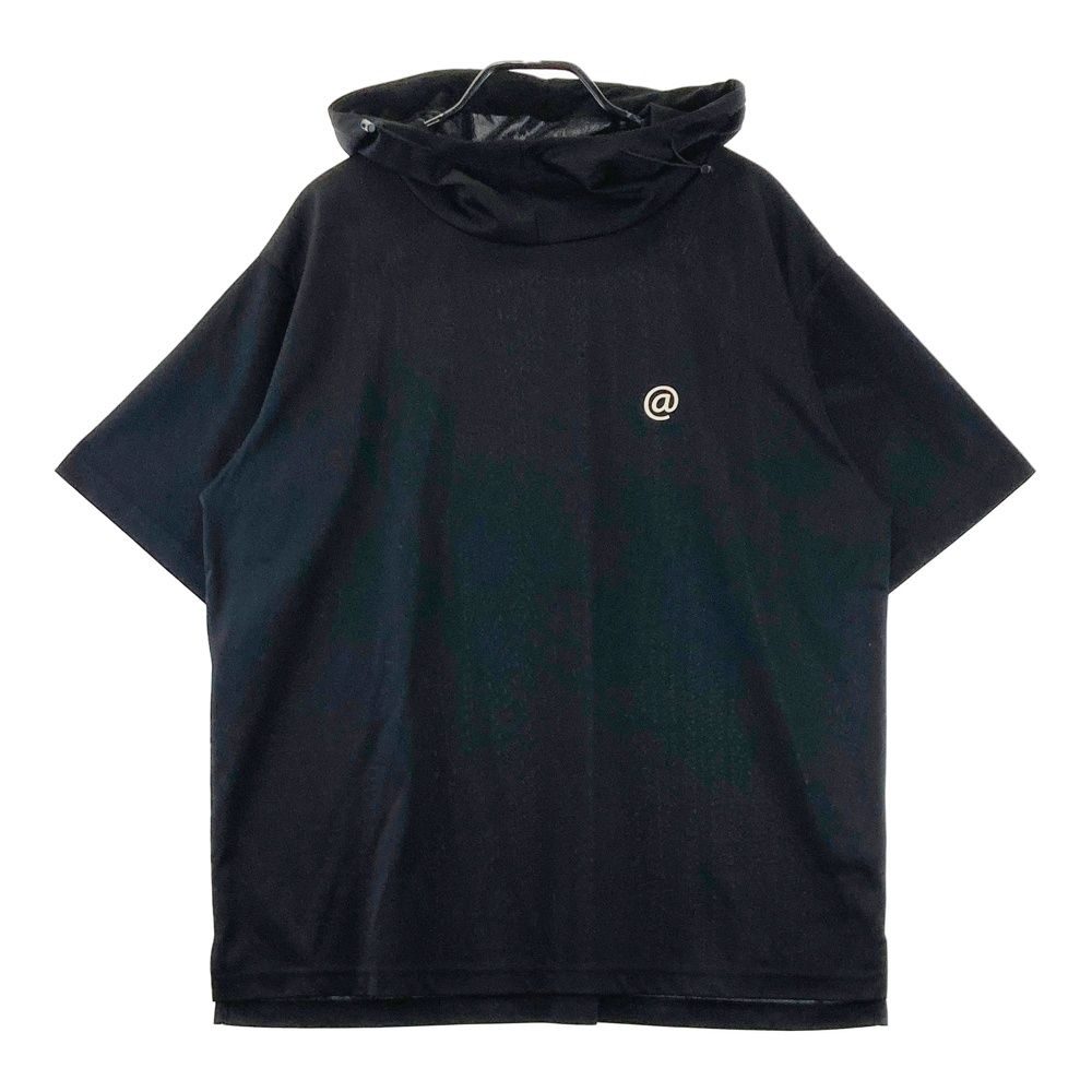 サイズ：LXL STCH SEVENTYTWO CLUBHOUSE ×antiqua GOLF フード付 半袖Tシャツ ブラック系 [240101741384] ゴルフウェア メンズ ストスト