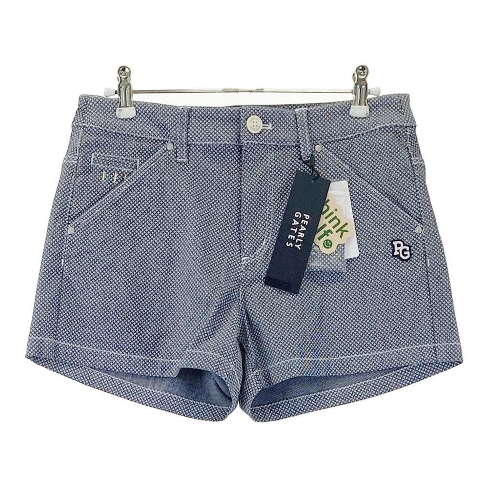サイズ：0 PEARLY GATES パーリーゲイツ 055-2132504 ショートパンツ 総柄 ネイビー系 [240101745875] ゴルフウェア レディース ストスト