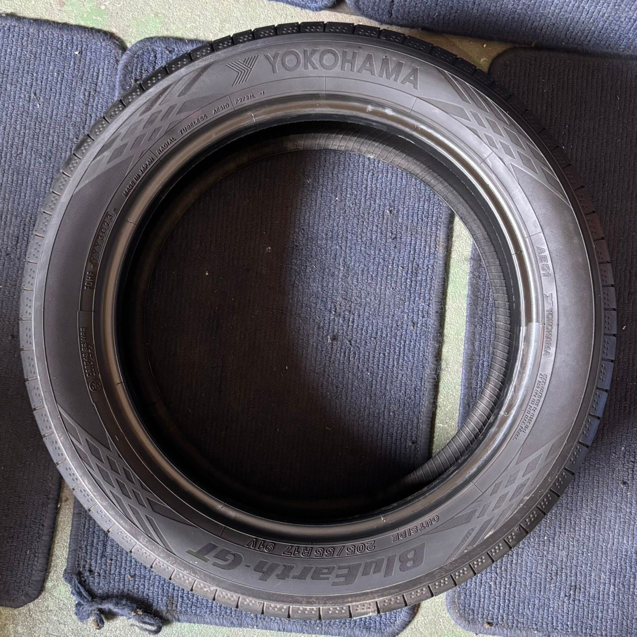 ☆送料無料☆【2023年製造】【溝6.5分山】YOKOHAMA BluEarth-GT ４本 205/55R17 ASP3772