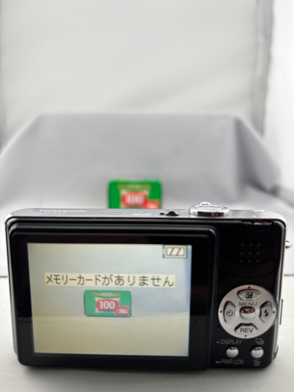 2126【美品、動作確認済み】 Panasonic LUMIX DMC-FX7 ブラック