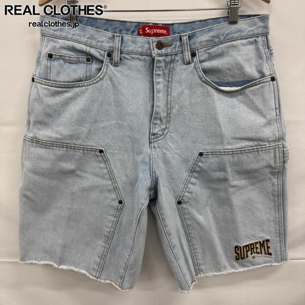Supreme/シュプリーム【22SS】Cutoff Double Knee Denim Painter Short