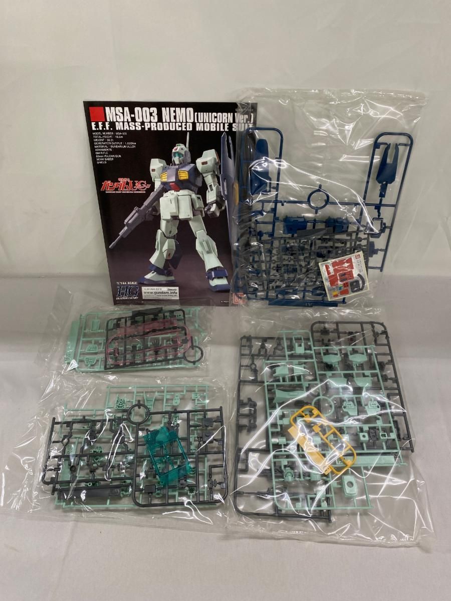 未開封】HGUC 1/144 MSA-003 ネモ(ユニコーンVer.) (機動戦士ガンダム