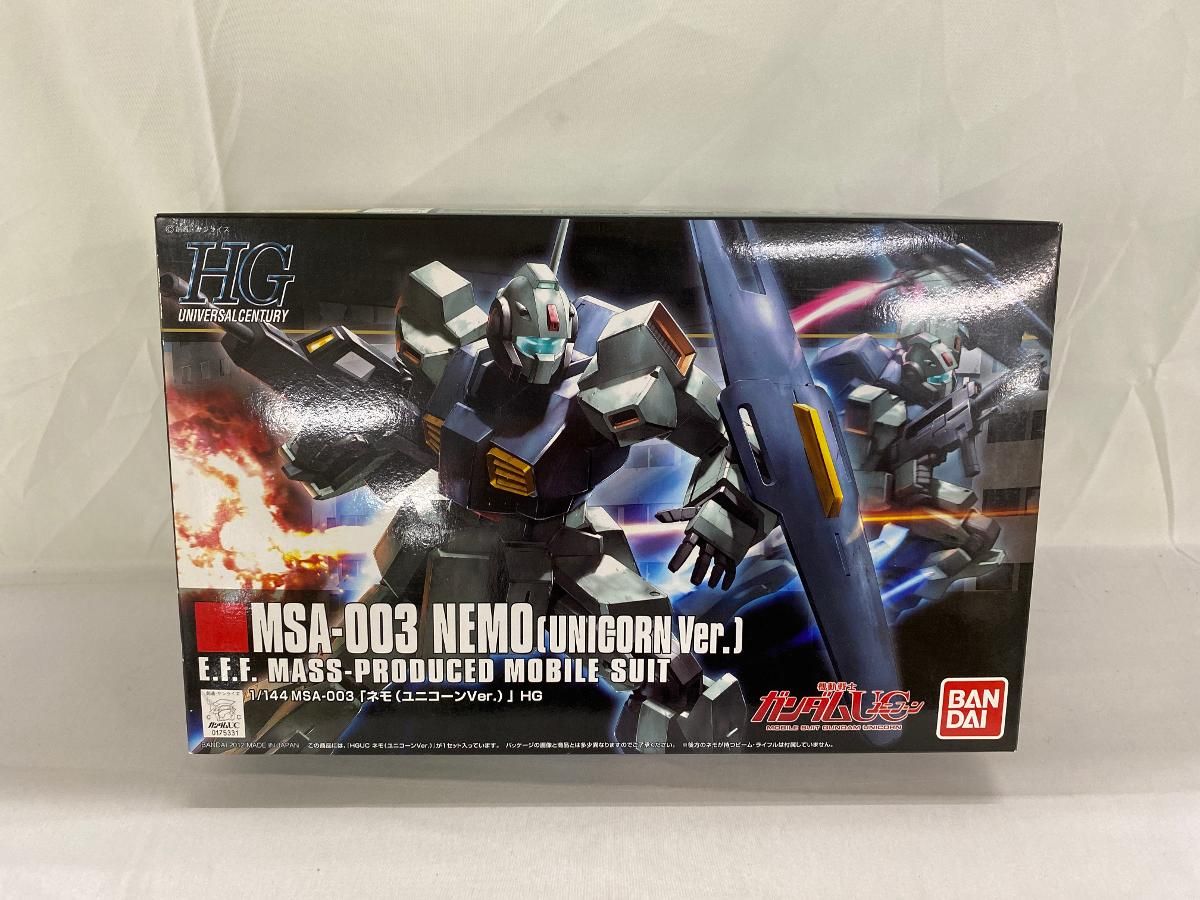 未開封】HGUC 1/144 MSA-003 ネモ(ユニコーンVer.) (機動戦士ガンダム