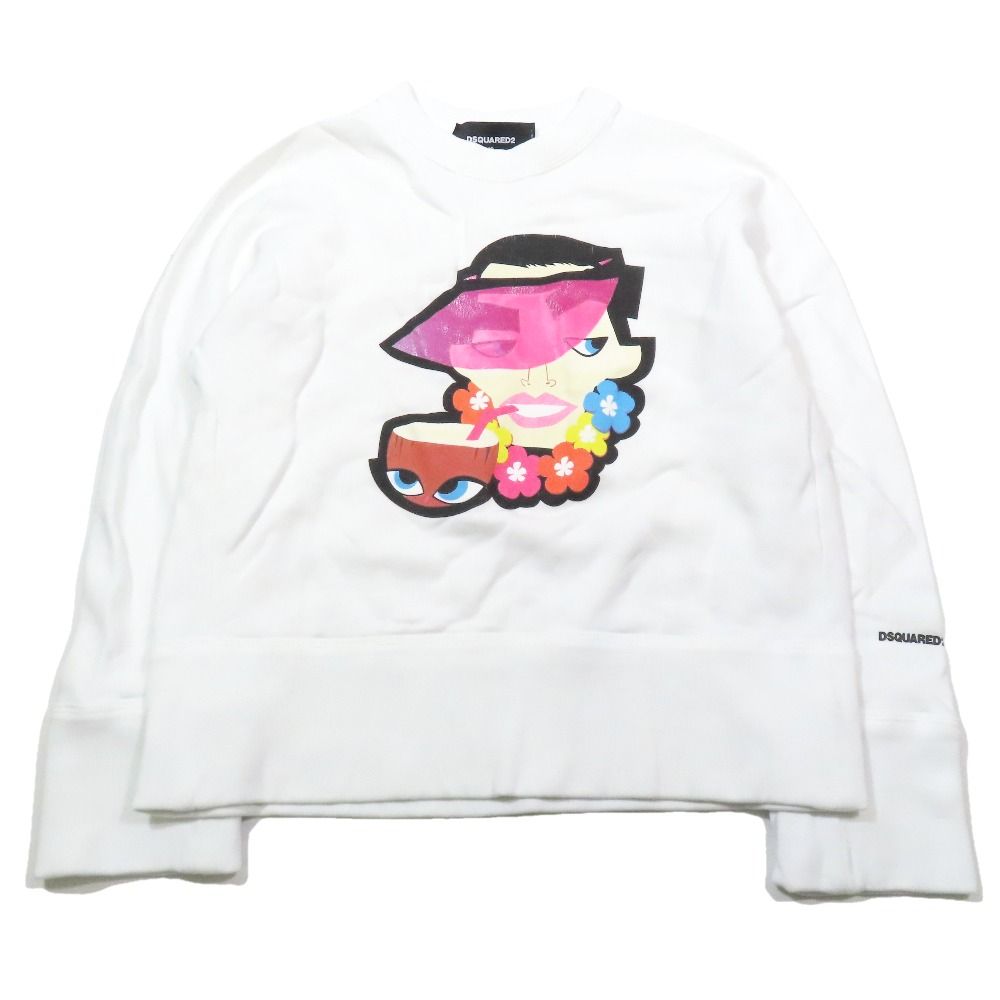 良品 DSQUARED2 ディースクエアード スウェット トレーナー 長袖