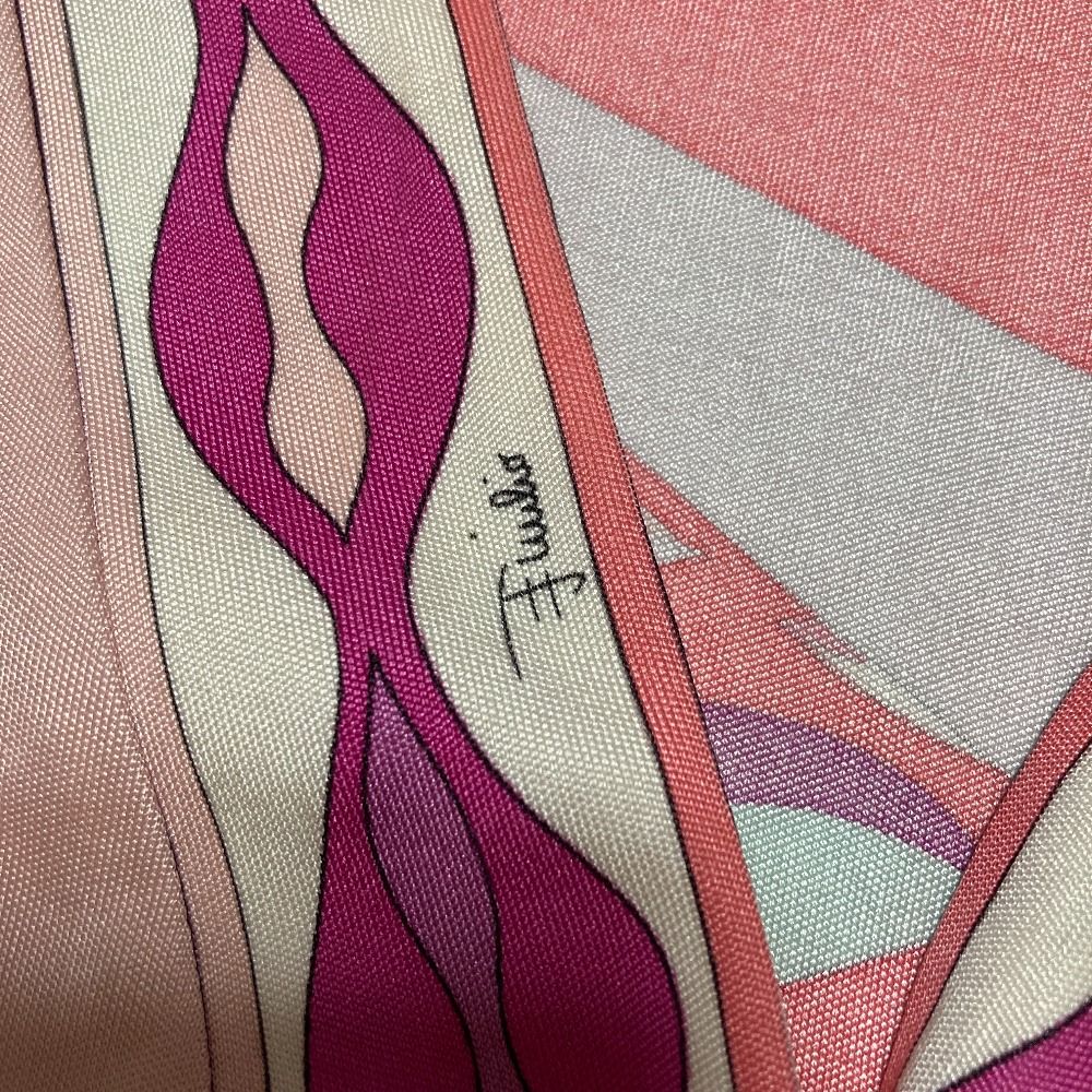 良品 EMILIO PUCCI エミリオプッチ プッチ柄 シルク100％ チュニック