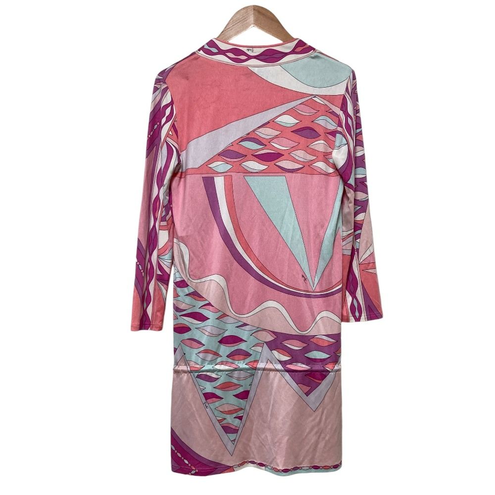良品 EMILIO PUCCI エミリオプッチ プッチ柄 シルク100％ チュニック