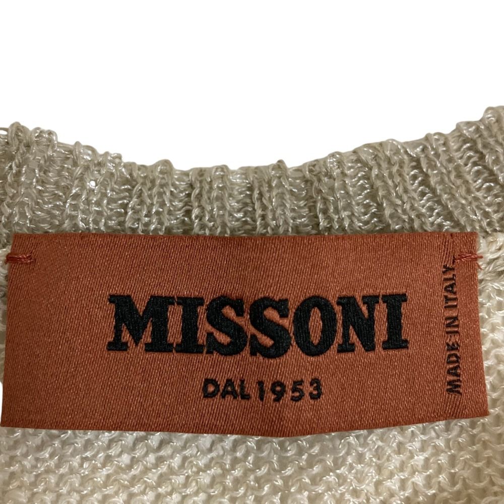 美品 MISSONI ミッソーニ ボーダー ニット タンクトップ サイズ38