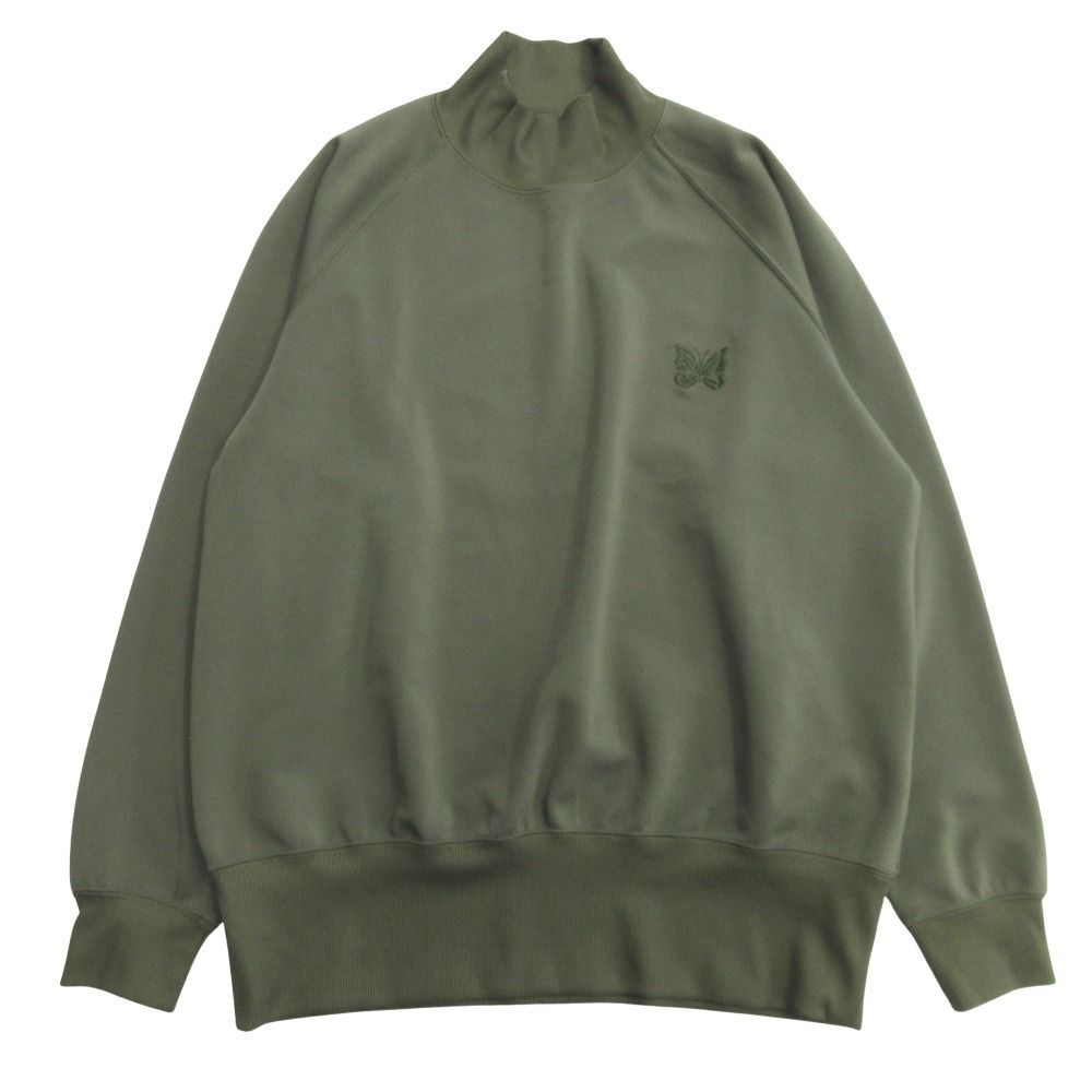 Needles ニードルス L/S Mock Neck Tee モックネック ロング Tシャツ カットソー 長袖 ロゴ 刺繍 XS 緑 グリーン レディース 古着 中古 USED 6,520円