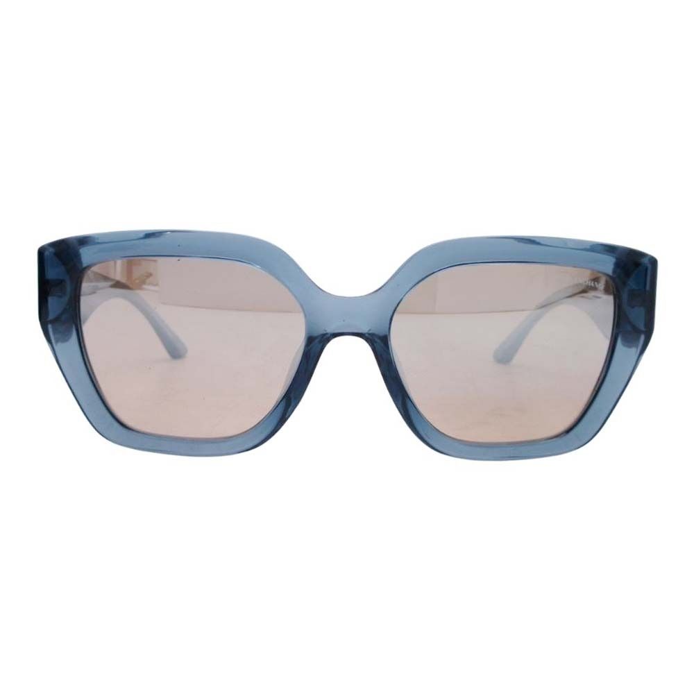 新品同様 ARMANI EXCHANGE アルマーニエクスチェンジ AX4125SU サングラス アイウェア メガネ ミラーレンズ ブルー ブラウン メンズ レディース 古着 中古 USED