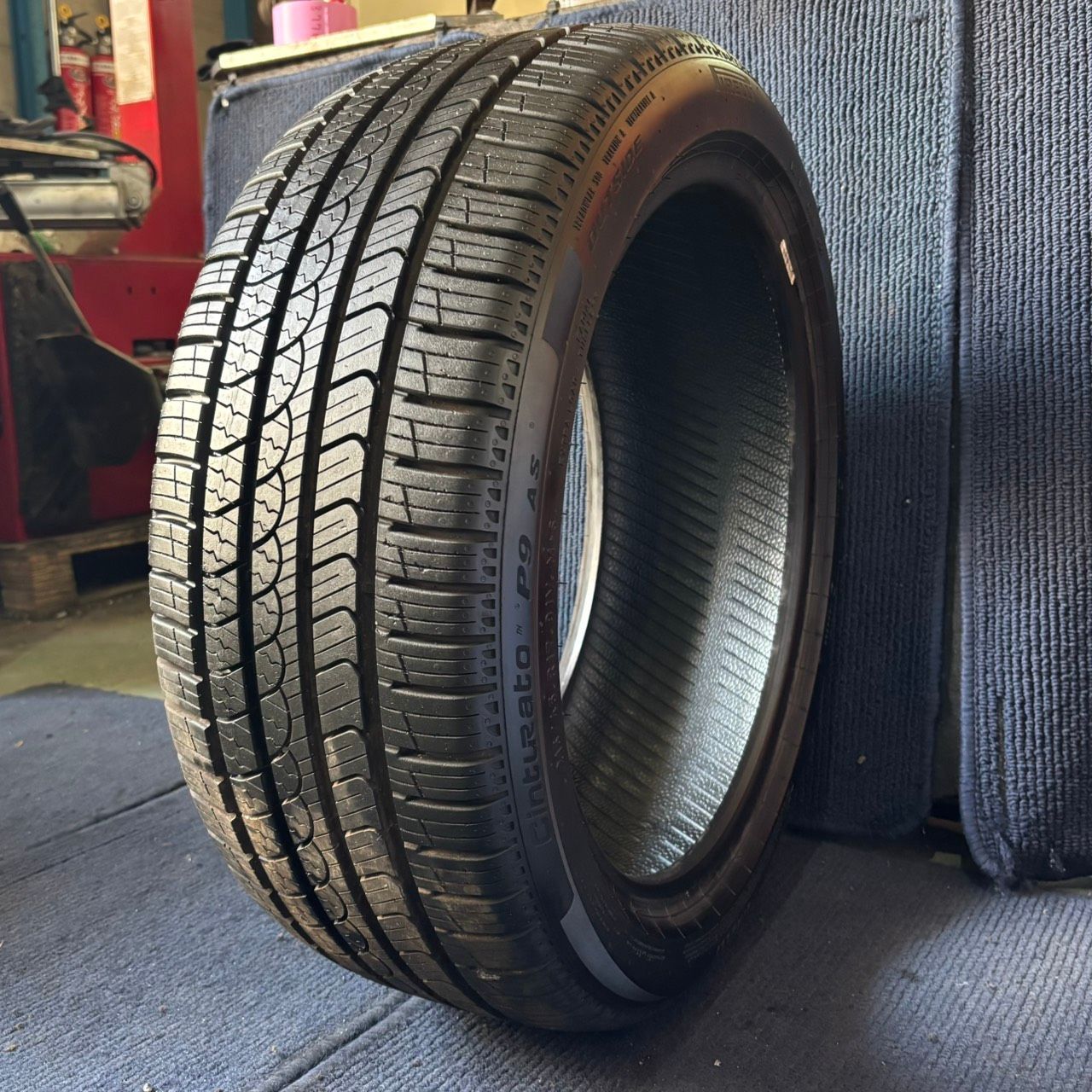 ☆送料無料☆【2025年製造】【溝ほぼ10分山】PIRELLI Cinturat P9 AS 1本 215/45R17 ASP3775