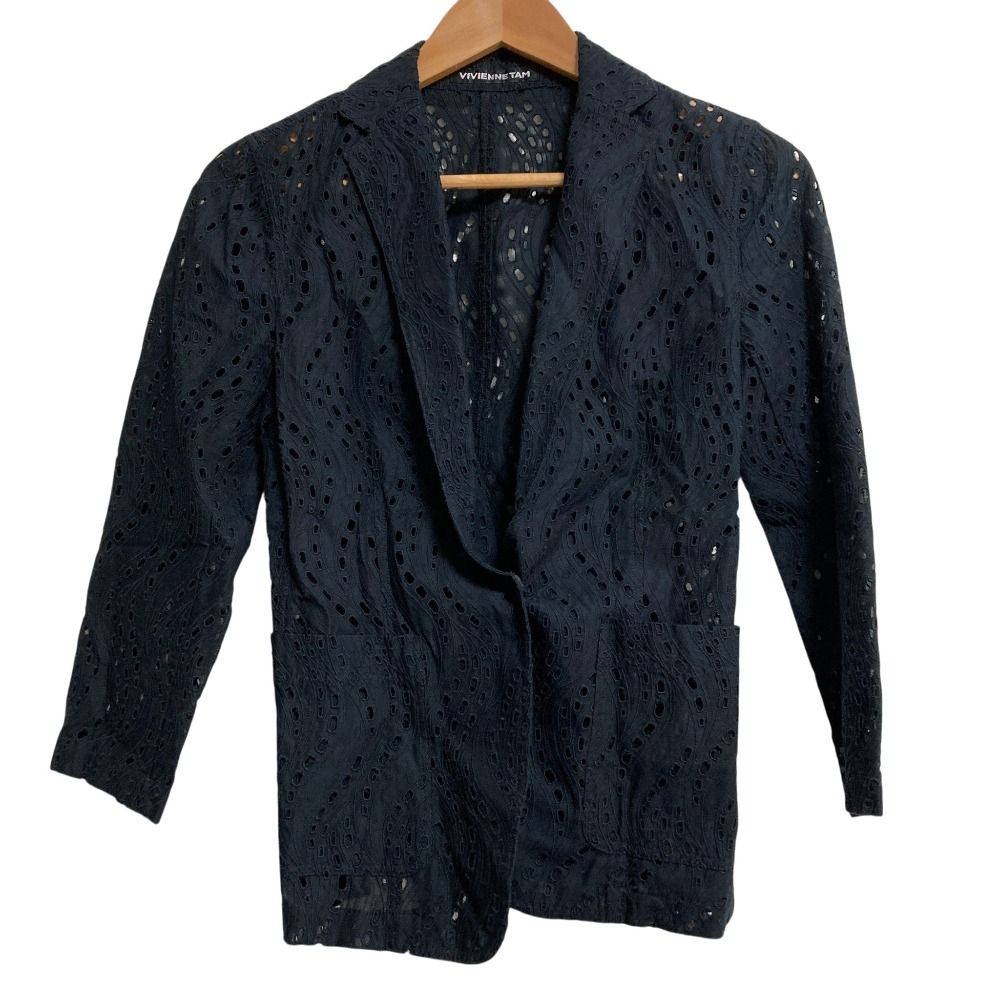 美品 VIVIENNE TAM ヴィヴィアンタム カットワーク テーラード 