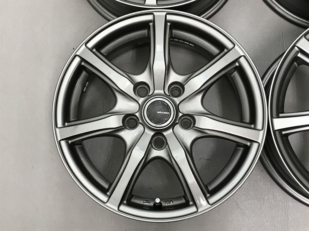 ◎小傷 美品 15inc 6J +43 114.3/5H 即納 4本 検)VOXY ノア エスティマ
