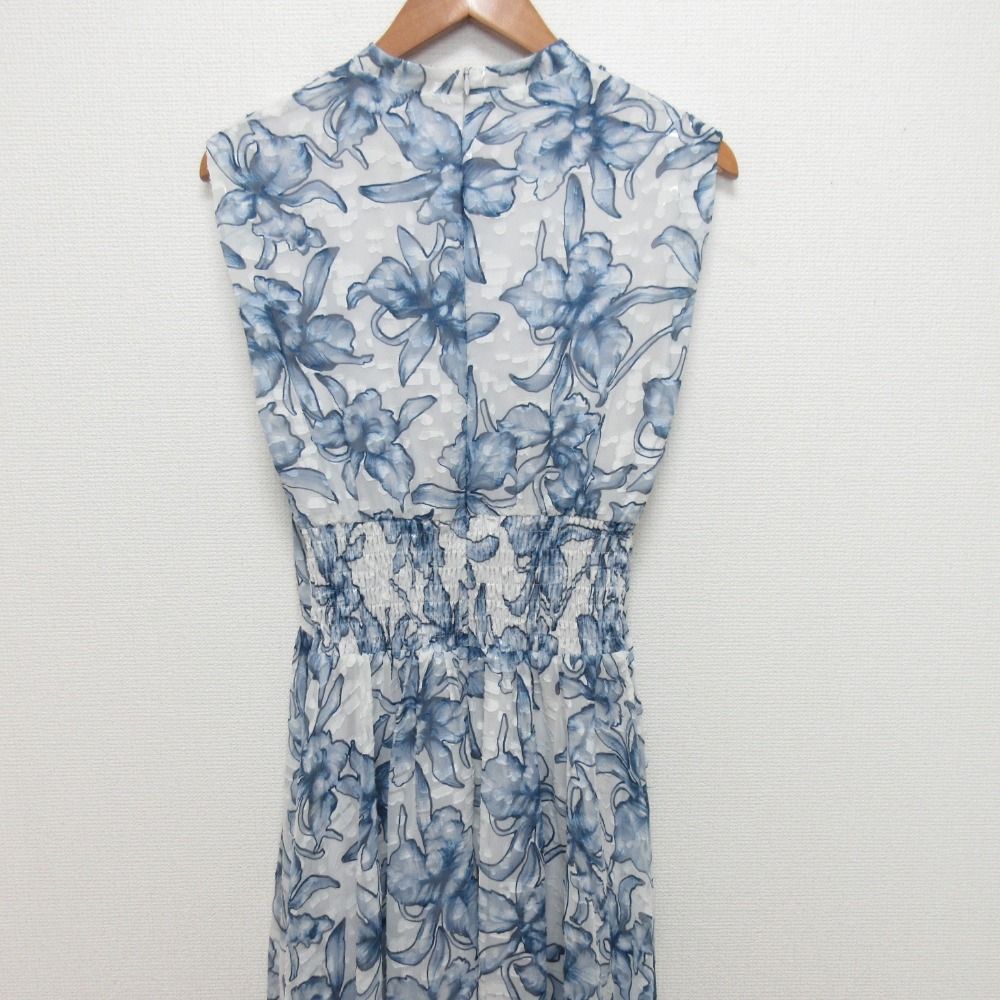 良品 AMERI アメリ ADAM SLENDER DRESS フラワープリント ノースリーブ