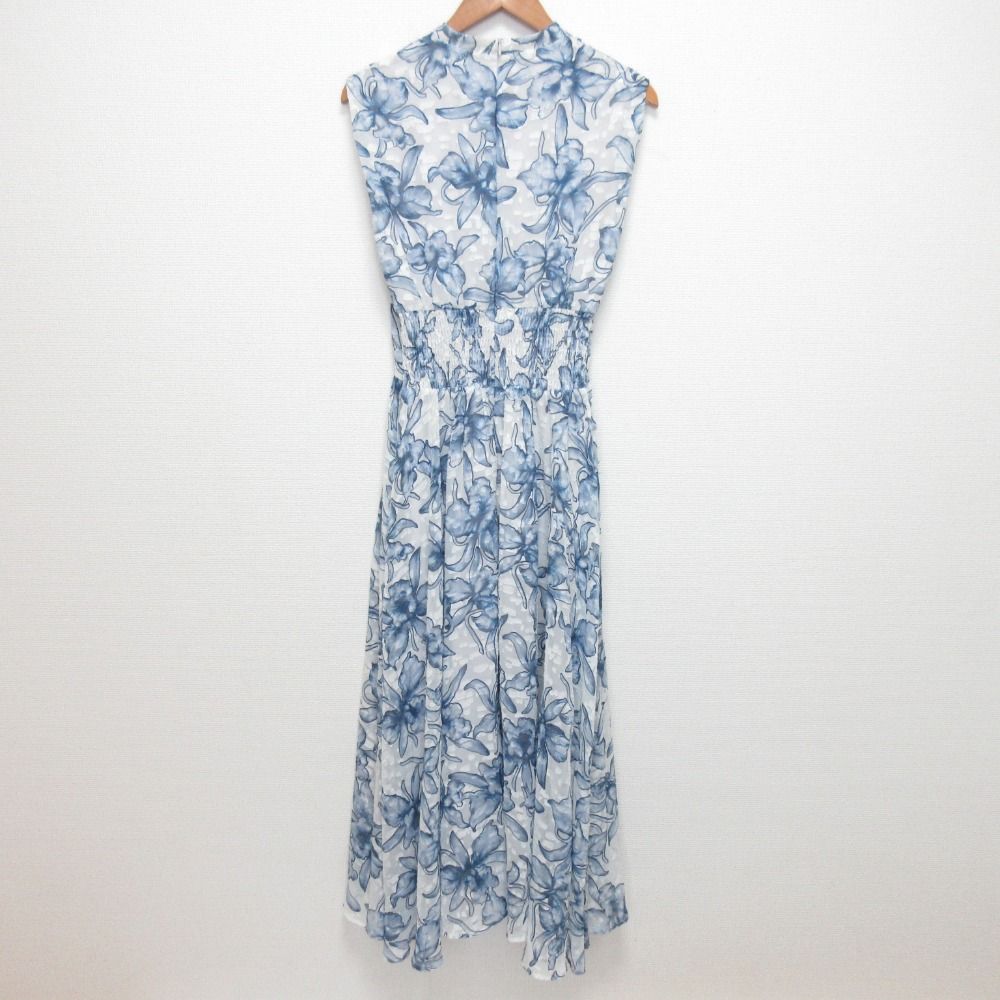 良品 AMERI アメリ ADAM SLENDER DRESS フラワープリント ノースリーブ
