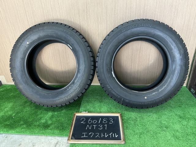 スタッドレスタイヤ 2本 16インチ 24年製 ブリヂストン アイスパートナー2 215/65R16 エクストレイル NT30 外し 自社品番260183 E20