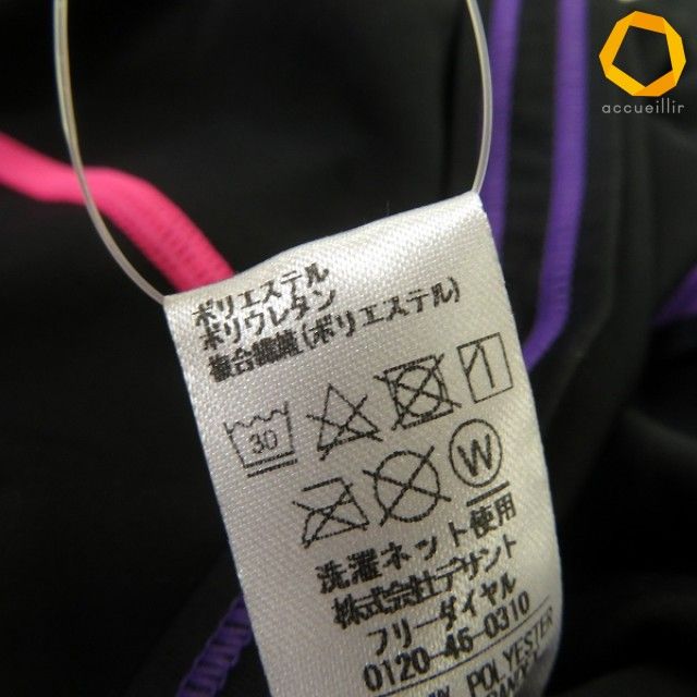 se アリーナ arena 水着 XO 15 黒 紫 4分丈 競泳 練習用 トレーニング