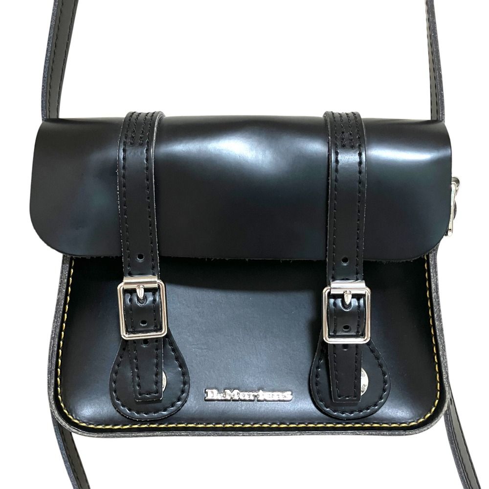 美品 DR.MARTENS ドクターマーチン 7インチ サッチエルバッグ ショルダーバッグ ブラック レディース 古着 中古 USED