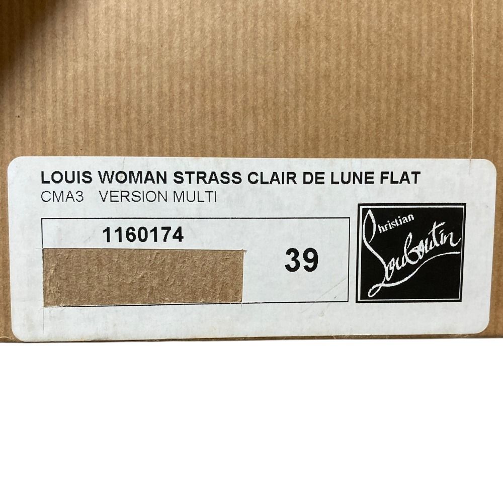 新品同様 CHRISTIAN LOUBOUTIN クリスチャンルブタン ルイス スワロフスキー ハイカットスニーカー 39 26cm相当 マルチカラー メンズ レディース 古着 中古 USED