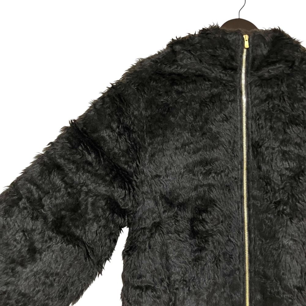 美品 EVERYDAY I LIKE エブリデイアイライク ドゥーズィエムクラス teddy Zip ブルゾン モヘヤ ジャケット ブラウン レディース 古着 中古 USED