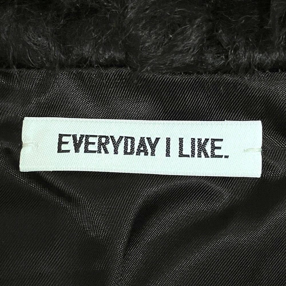 美品 EVERYDAY I LIKE エブリデイアイライク ドゥーズィエムクラス teddy Zip ブルゾン モヘヤ ジャケット ブラウン レディース 古着 中古 USED