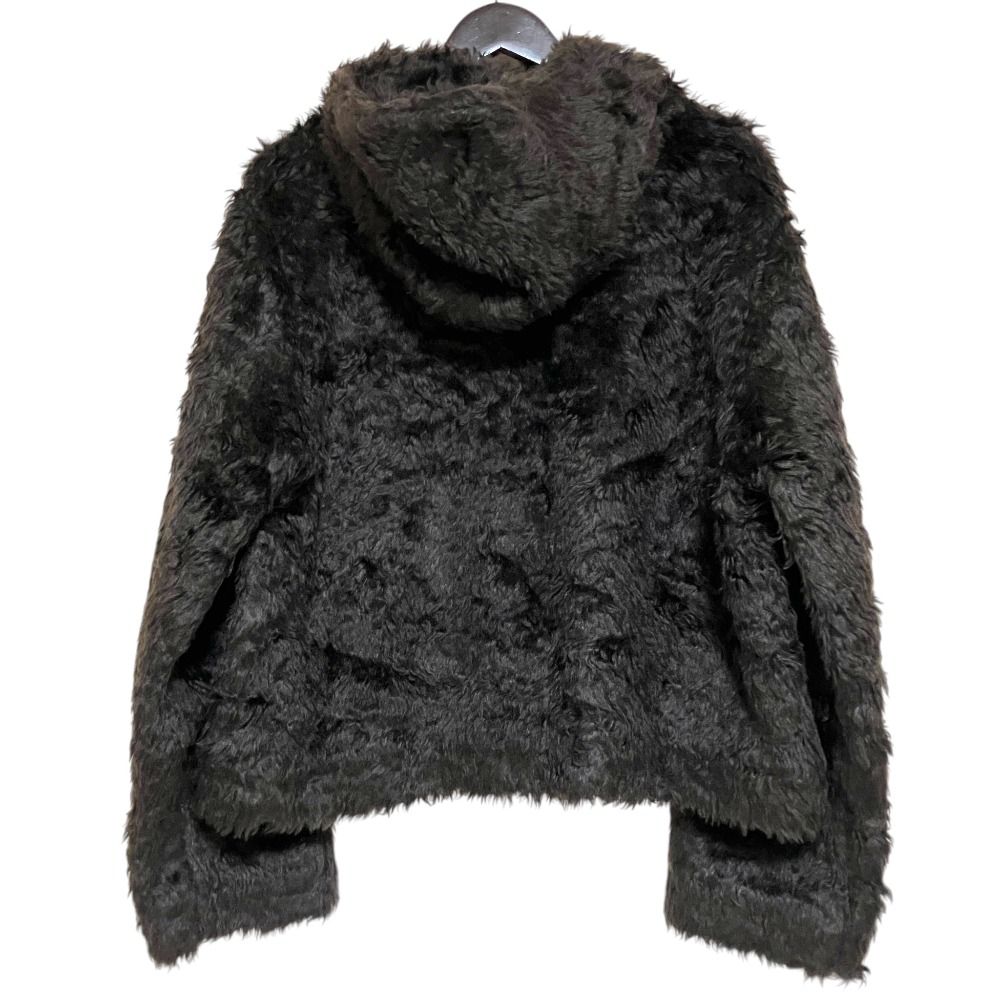 美品 EVERYDAY I LIKE エブリデイアイライク ドゥーズィエムクラス teddy Zip ブルゾン モヘヤ ジャケット ブラウン レディース 古着 中古 USED
